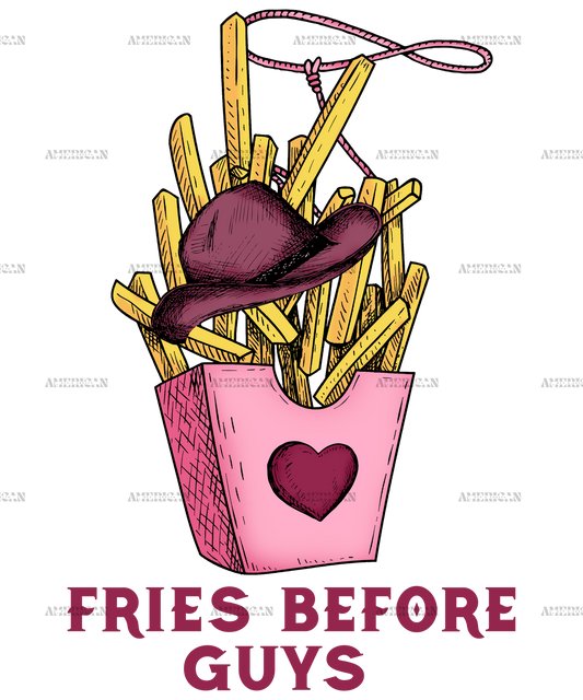 Fries Before Guys Cowboys DTF Transfer