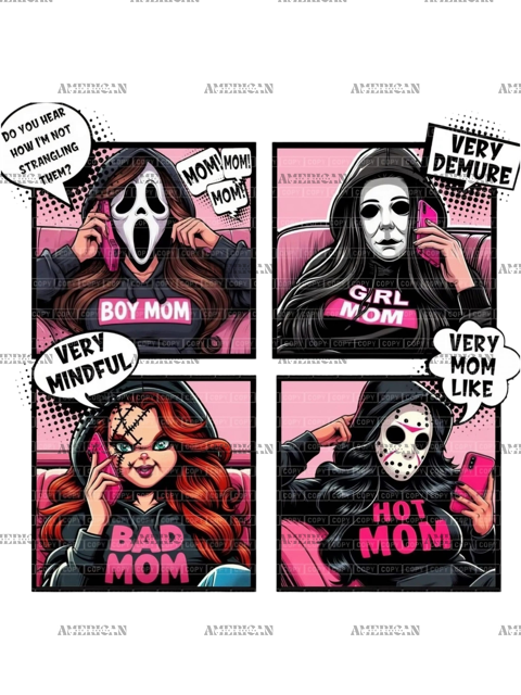 Halloween Mom DTF Transfer