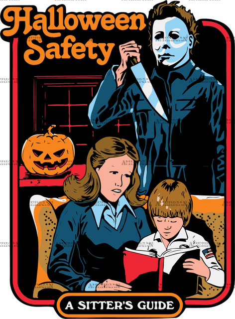 Halloween Safety A Sister's Guide DTF Transfer