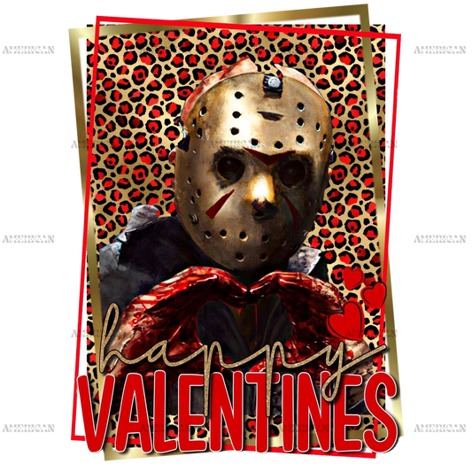 Happy Valentines Jason DTF Transfer