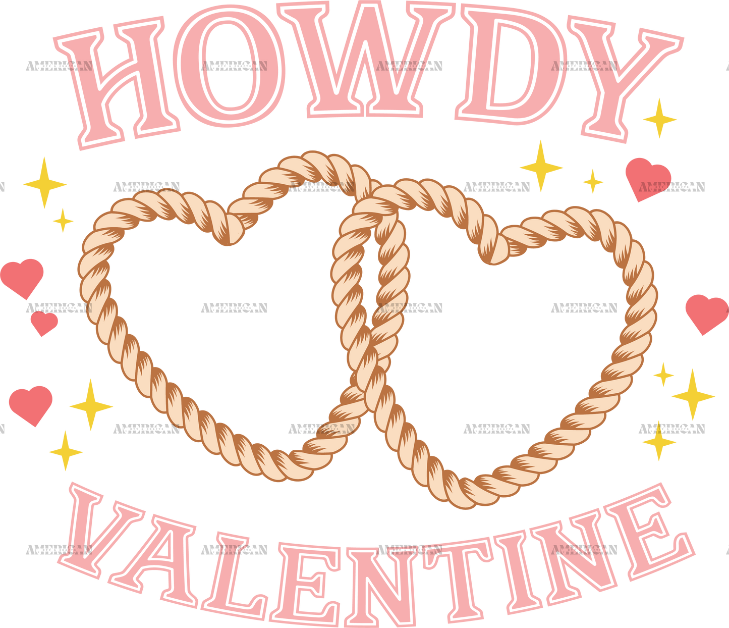 Howdy Valentinne-1 DTF Transfer