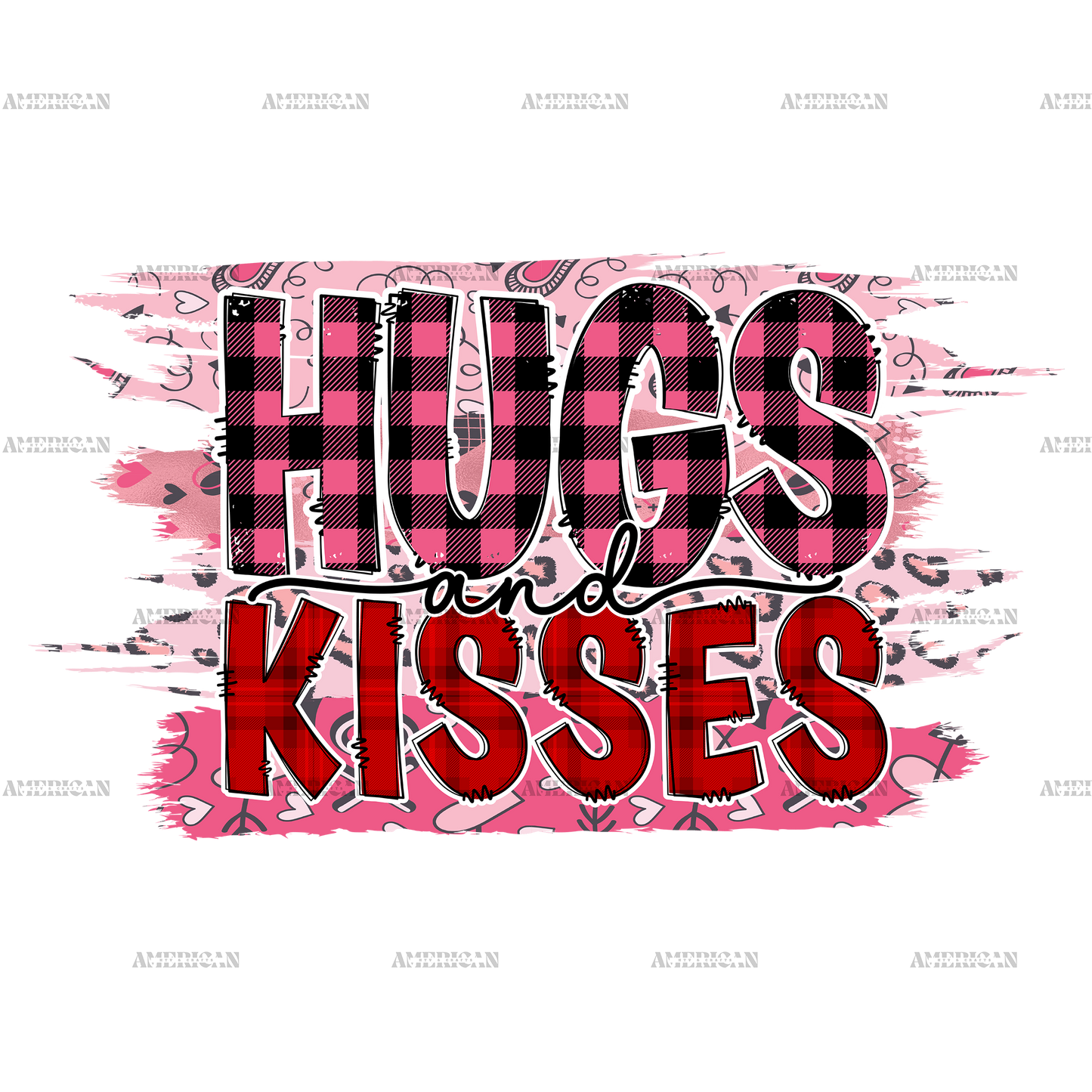 Hugs And Kisses-3 DTF Transfer