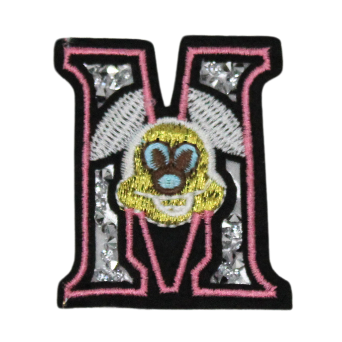 M Crystal Patch (Small/Embroidery)