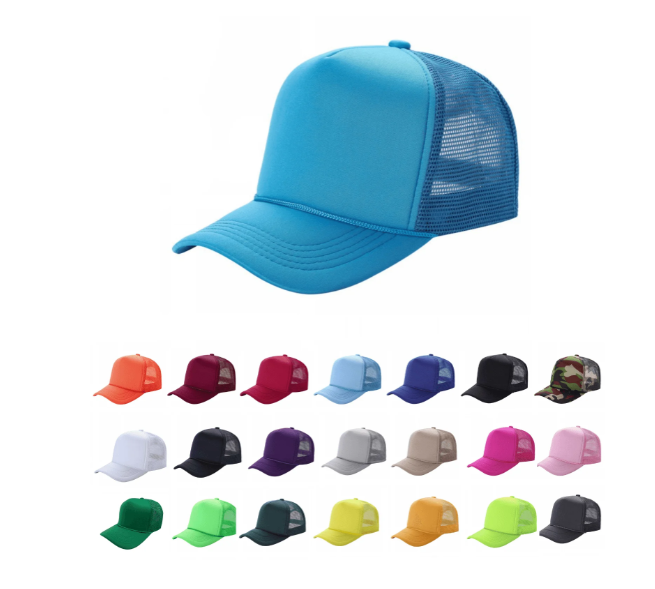 Trucker Cap Polyester Foam Front 5 Panel