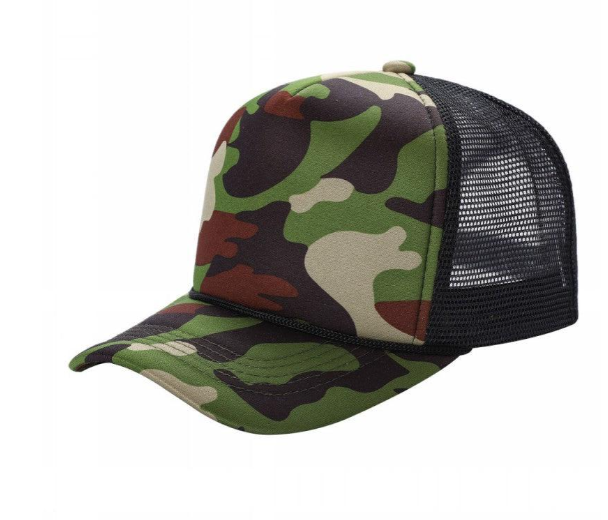 2-Tone Trucker Cap Polyester Foam Front 5 Panel