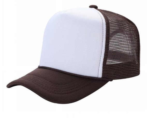 2-Tone Trucker Cap Polyester Foam Front 5 Panel