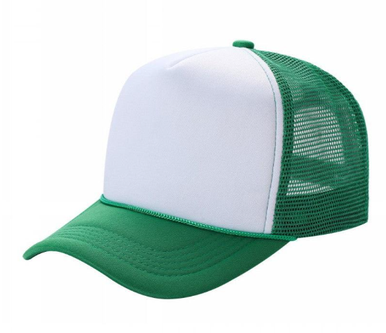 2-Tone Trucker Cap Polyester Foam Front 5 Panel