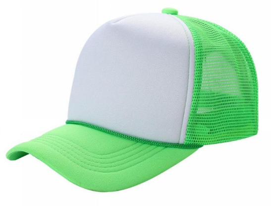 2-Tone Trucker Cap Polyester Foam Front 5 Panel