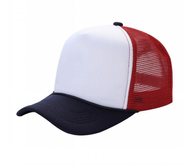 2-Tone Trucker Cap Polyester Foam Front 5 Panel