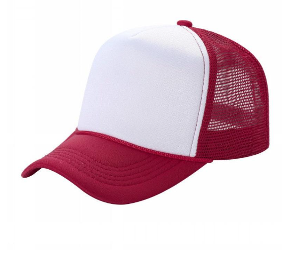 2-Tone Trucker Cap Polyester Foam Front 5 Panel