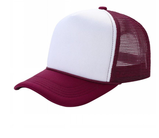 2-Tone Trucker Cap Polyester Foam Front 5 Panel