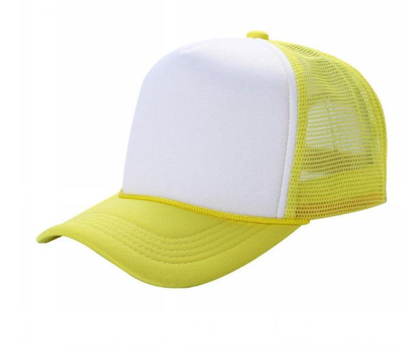 2-Tone Trucker Cap Polyester Foam Front 5 Panel