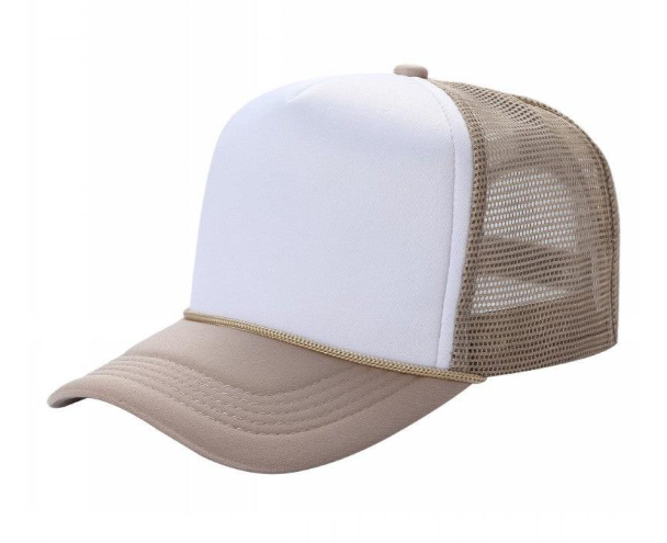 2-Tone Trucker Cap Polyester Foam Front 5 Panel