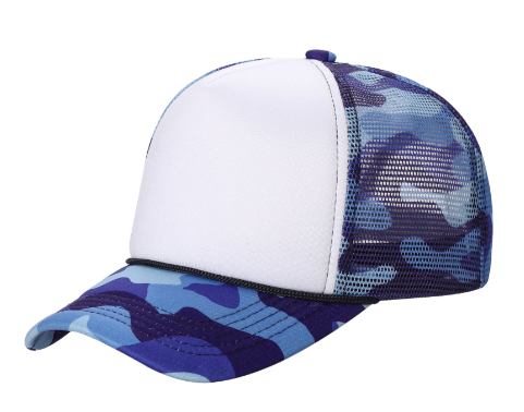 2-Tone Trucker Cap Polyester Foam Front 5 Panel