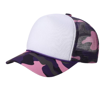 2-Tone Trucker Cap Polyester Foam Front 5 Panel