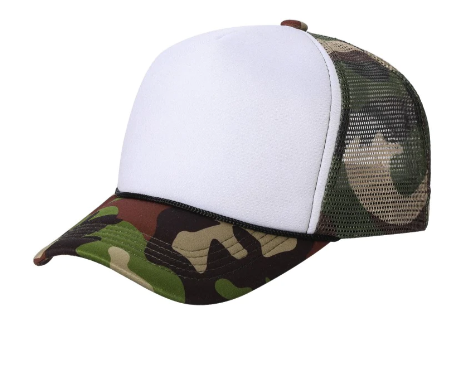 2-Tone Trucker Cap Polyester Foam Front 5 Panel