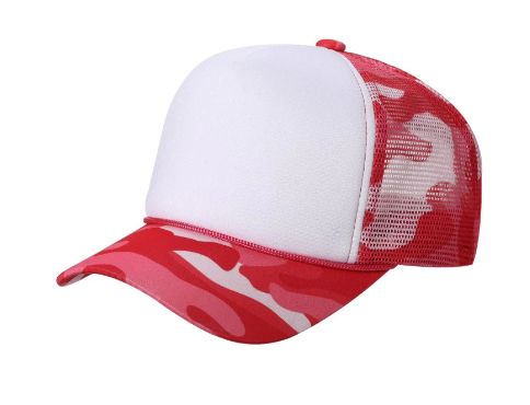 2-Tone Trucker Cap Polyester Foam Front 5 Panel