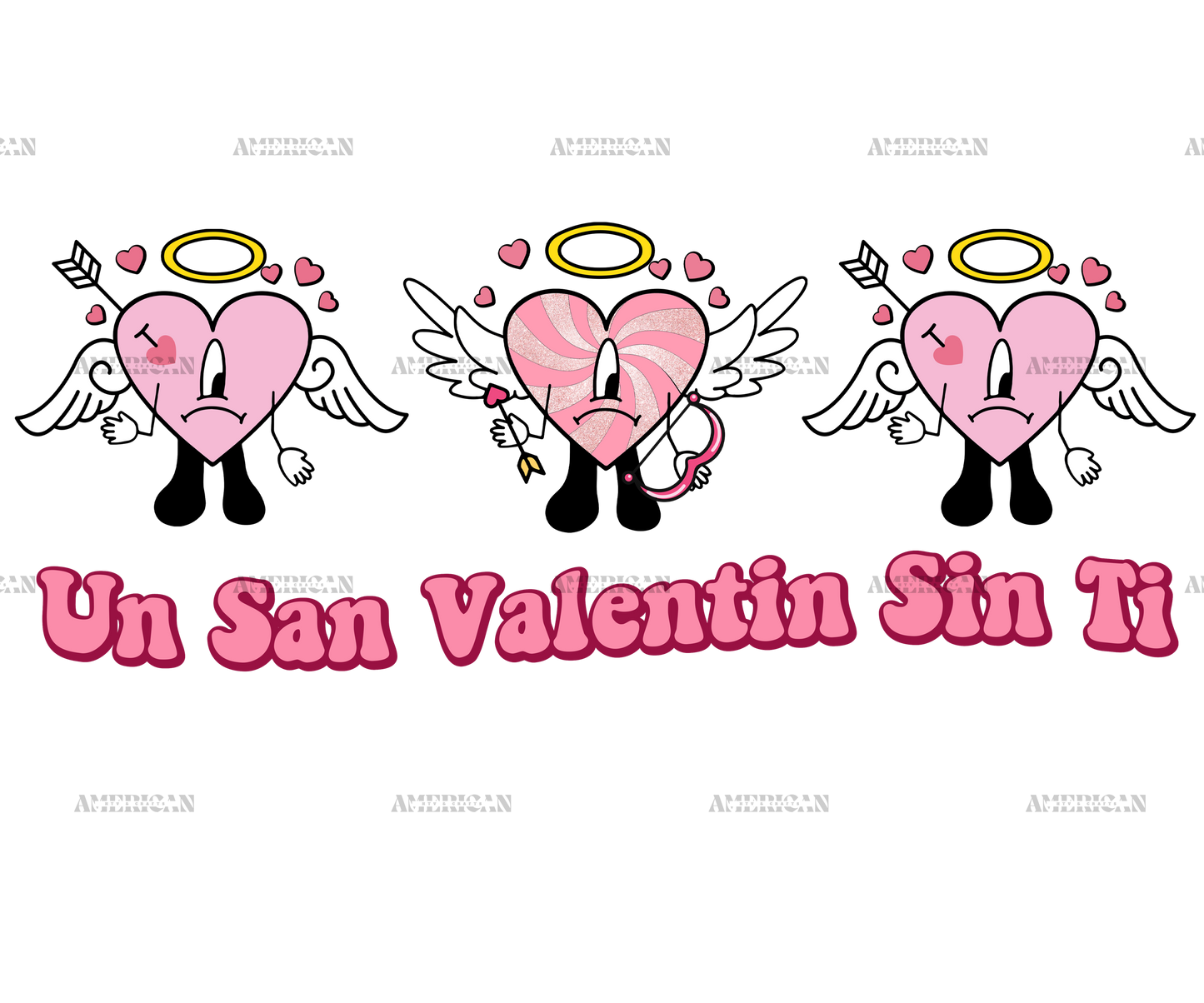 Un San Valentin Sin Ti-3 DTF Transfer