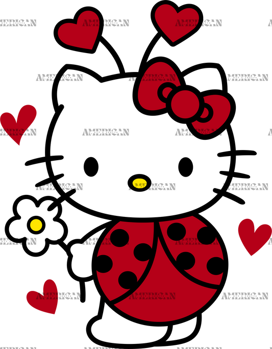 Valentine Kitty-7 DTF Transfer