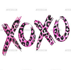 Xoxo Leopard DTF Transfer