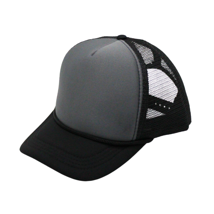 2-Tone Trucker Cap Polyester Foam Front 5 Panel