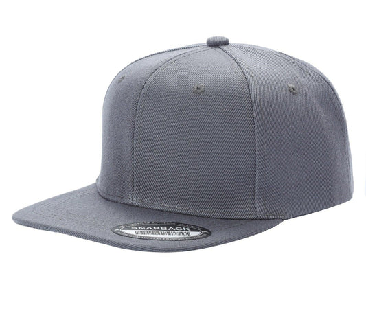 Solid Poly Snapback Caps