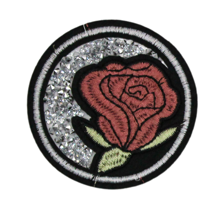 Crystal Rose Patch (Small/Embroidery)