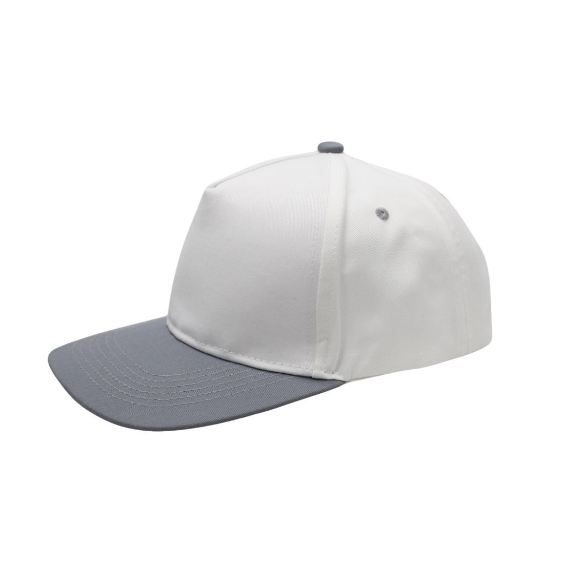 2- Tone Plain Canvas Caps