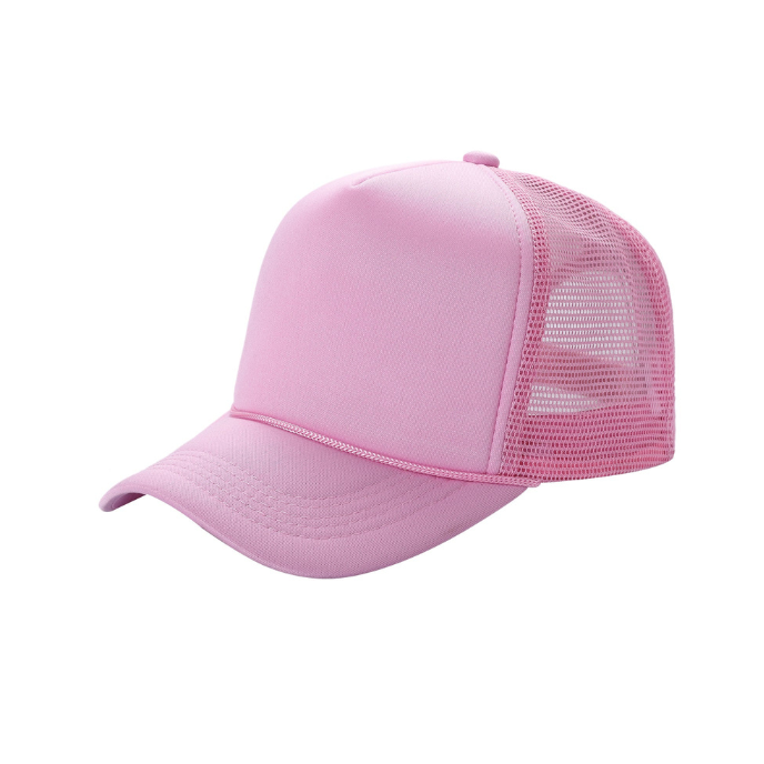 Kids Trucker Cap Polyester Foam Front 5 Panel