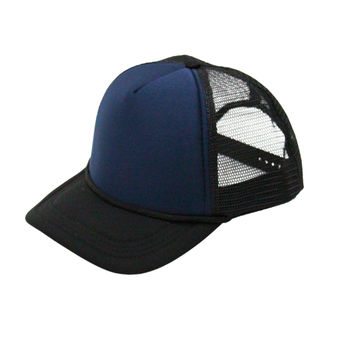 2-Tone Trucker Cap Polyester Foam Front 5 Panel