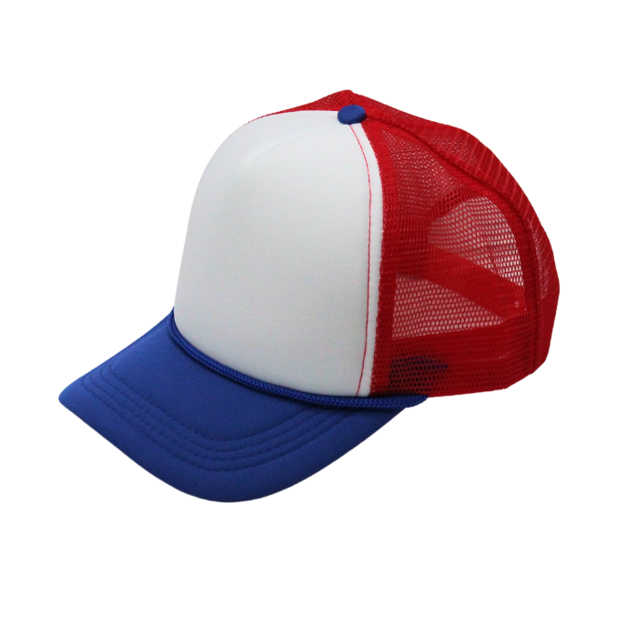 2-Tone Trucker Cap Polyester Foam Front 5 Panel