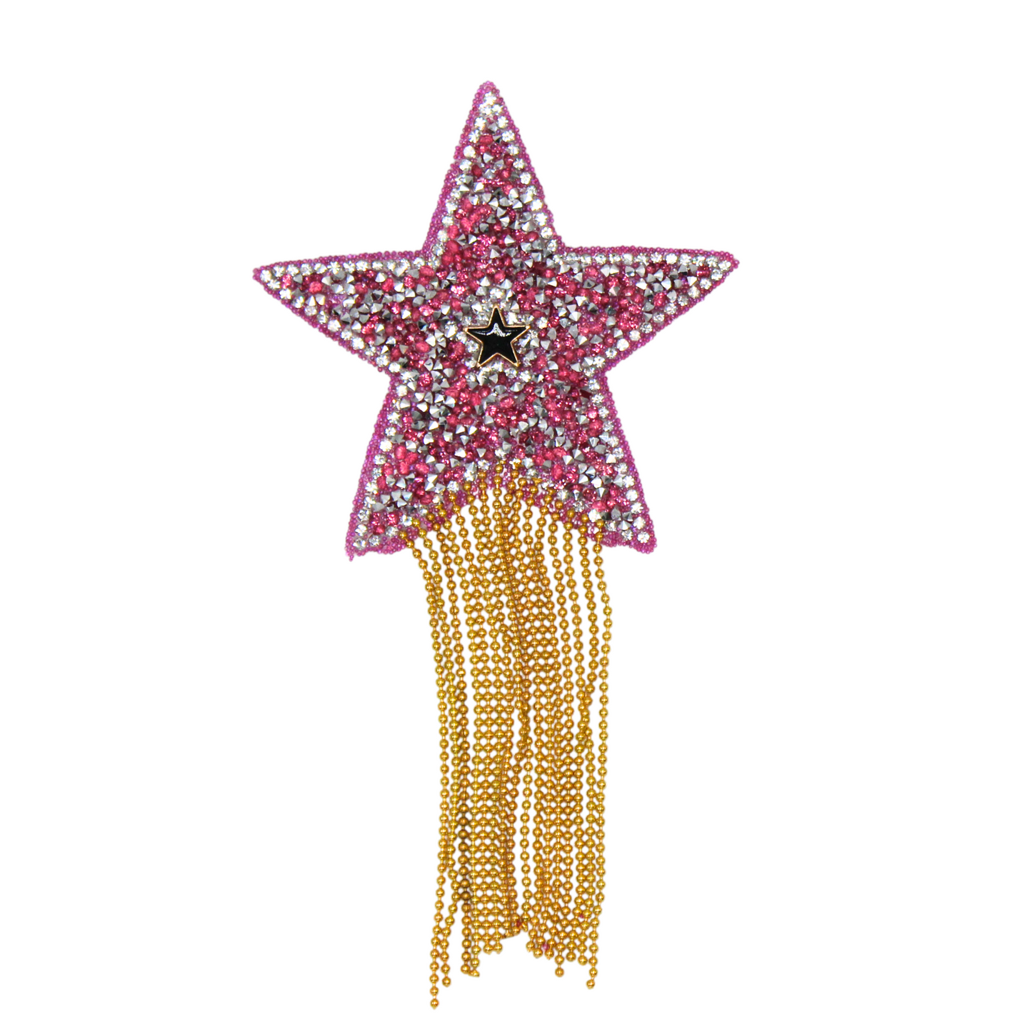 Star Tassel Rhinestone Patch