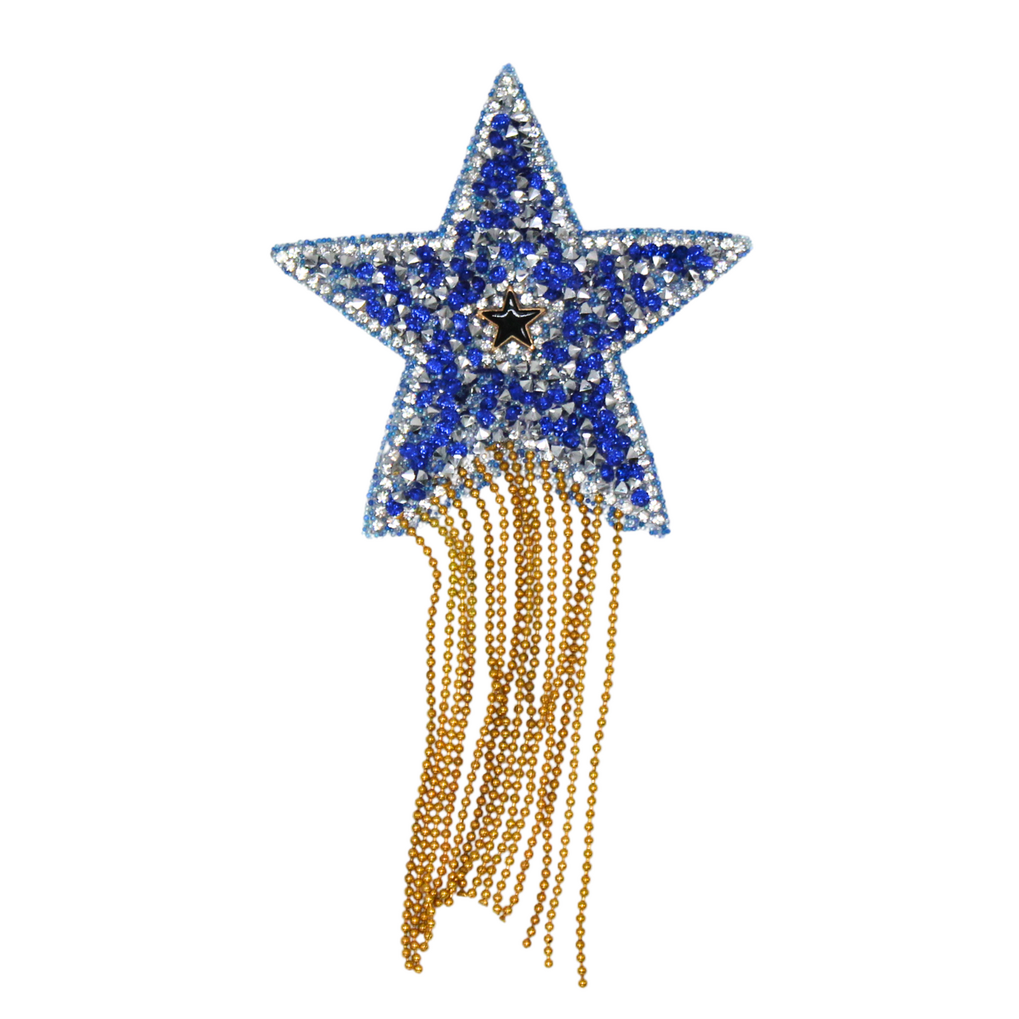 Star Tassel Rhinestone Patch