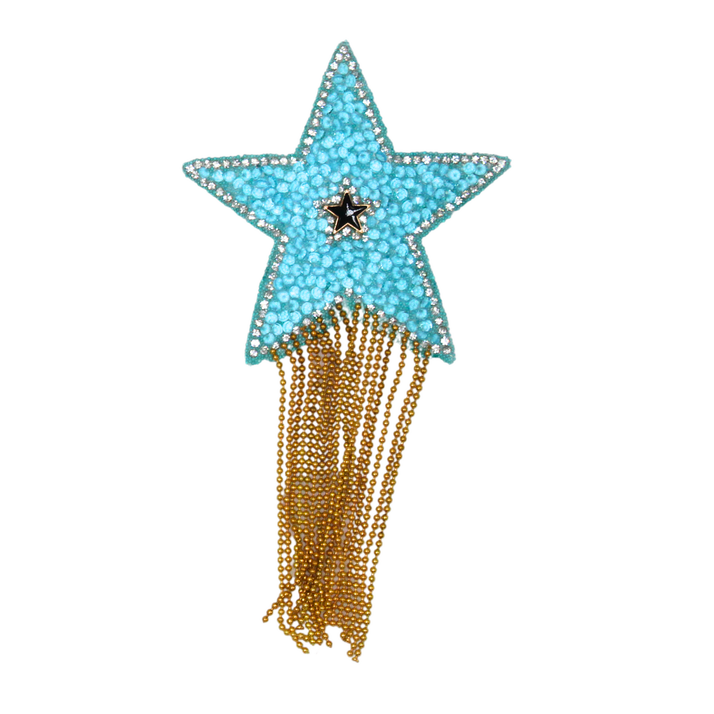 Star Tassel Rhinestone Patch