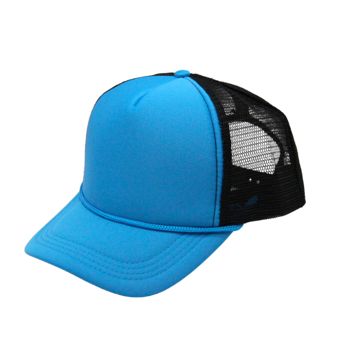 2-Tone Trucker Cap Polyester Foam Front 5 Panel